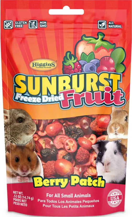 Higgins Sunburst Gourmet Natural Treats - Berry Patch, 0.52 oz Higgins