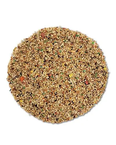 Vibrant bag of ABBA 1900 Finch Food, a nutritious year-round diet specially crafted for finches, sold per pound.