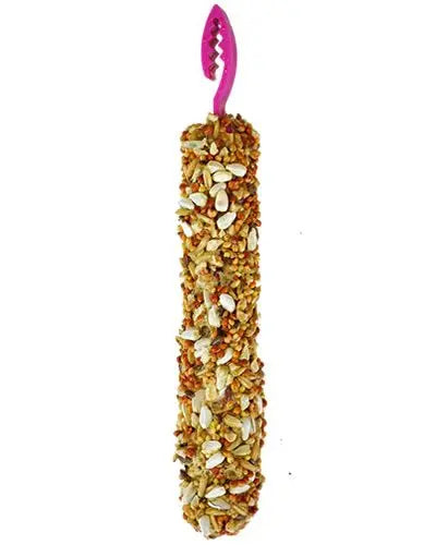 Crunchy Smakers Nut Cockatiel Treat Sticks in a 2-pack, featuring natural ingredients, ideal for your bird's diet.