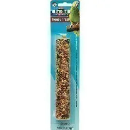 Vibrant Kaytee Forti Diet Honey Treat Stick for parrots, packed with nutritious ingredients for health and fun eating.