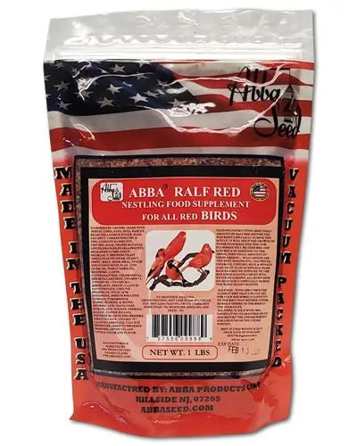 Vibrant 1lb pack of Ralf Red Color Food, specially formulated to enhance the stunning red-orange hues of Red Factor Canaries.