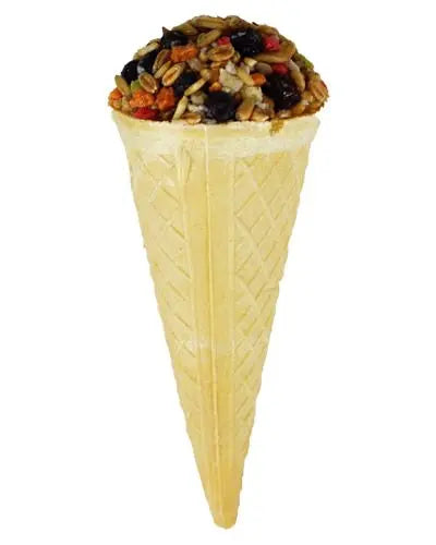 Delightful Smakers Ice Cream Cone Treat for small pets like hamsters and rabbits, featuring a colorful, cone-shaped design.