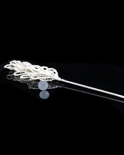 Vibrant 3-pack of Palm Cord Flower bird toys, showcasing natural textures, measuring about 26.5 inches long and 3 inches wide.