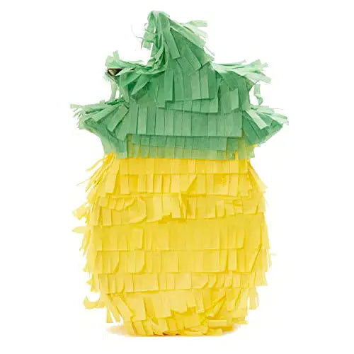 Vibrant mini pineapple-shaped pinata toy for birds, crafted from colorful, non-toxic materials, perfect for chewing fun.