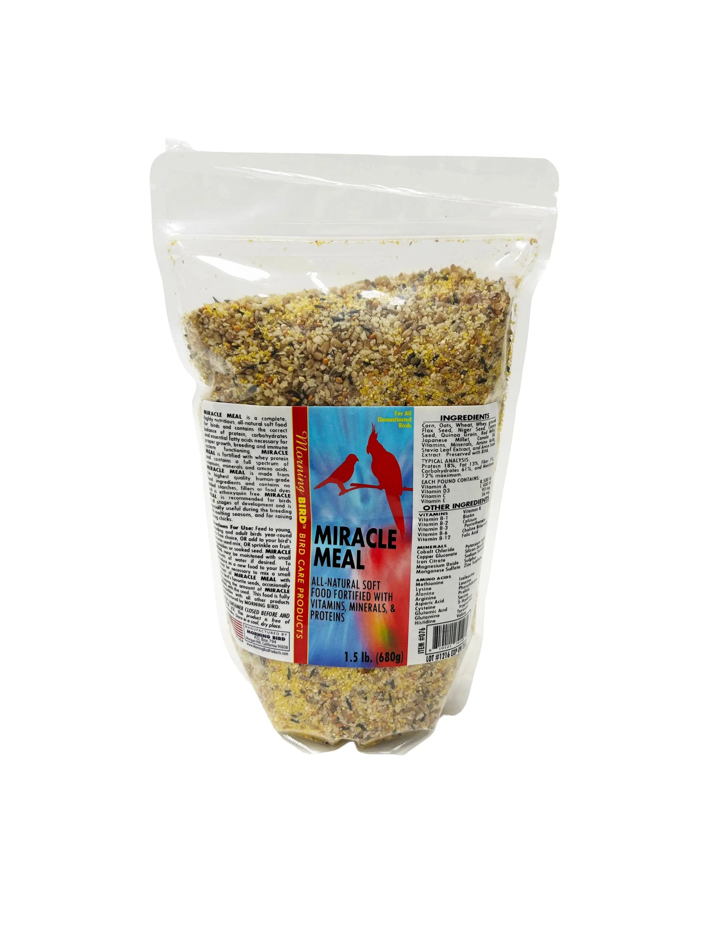 1.5 lb Miracle Meal - Morning Bird Morning Bird