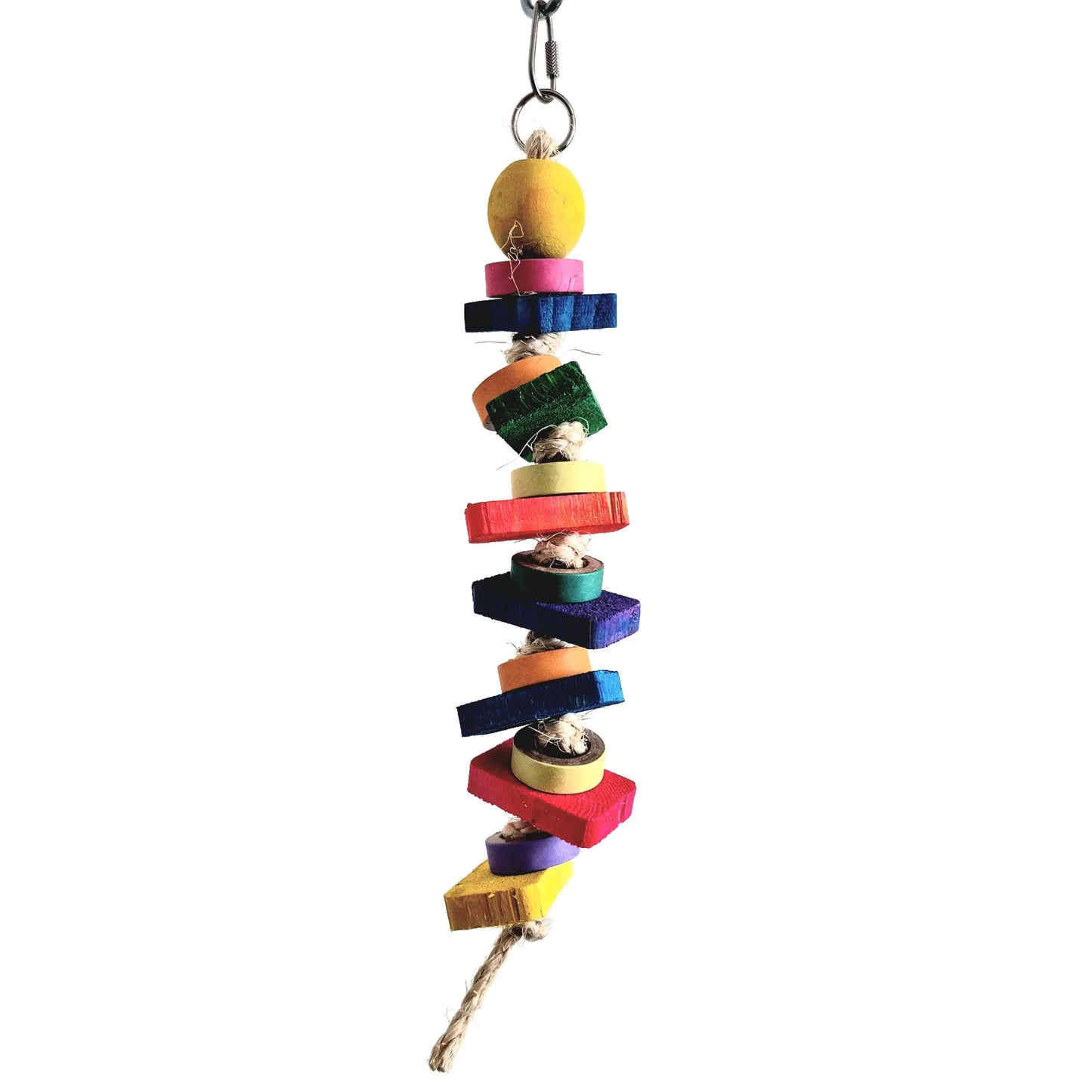 Blocks & Bagels - Bird Toy Creations Bird Toy Creations