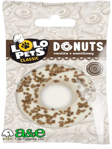 Gourmet Donut - Vanilla - single pack (8pc inner) A&E Cage Co