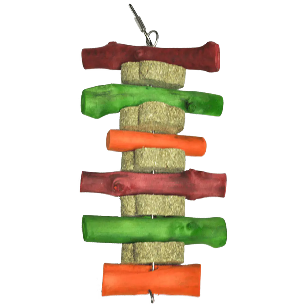 Colored Circle Hay Chew Stackers A&E Cage Co
