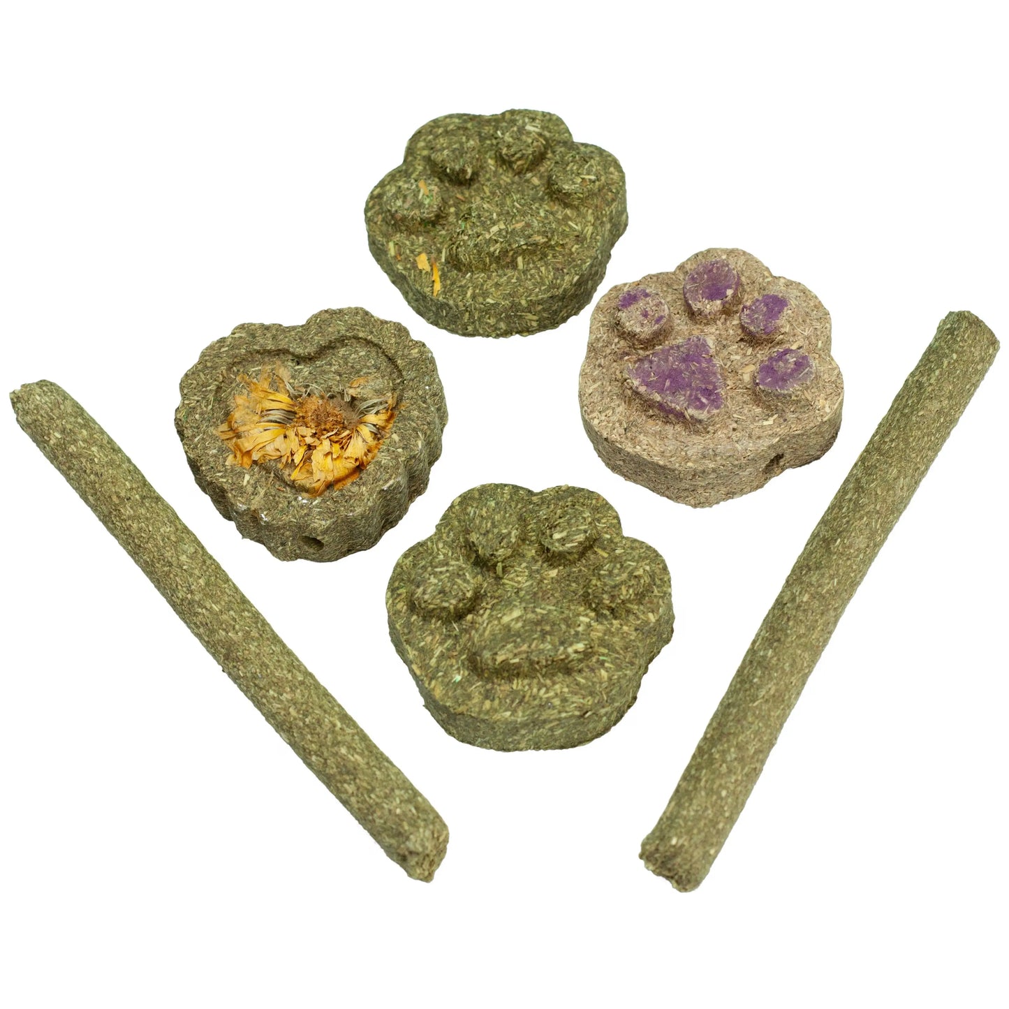 6pc Hay Chew Variety Pack A&E Cage Co
