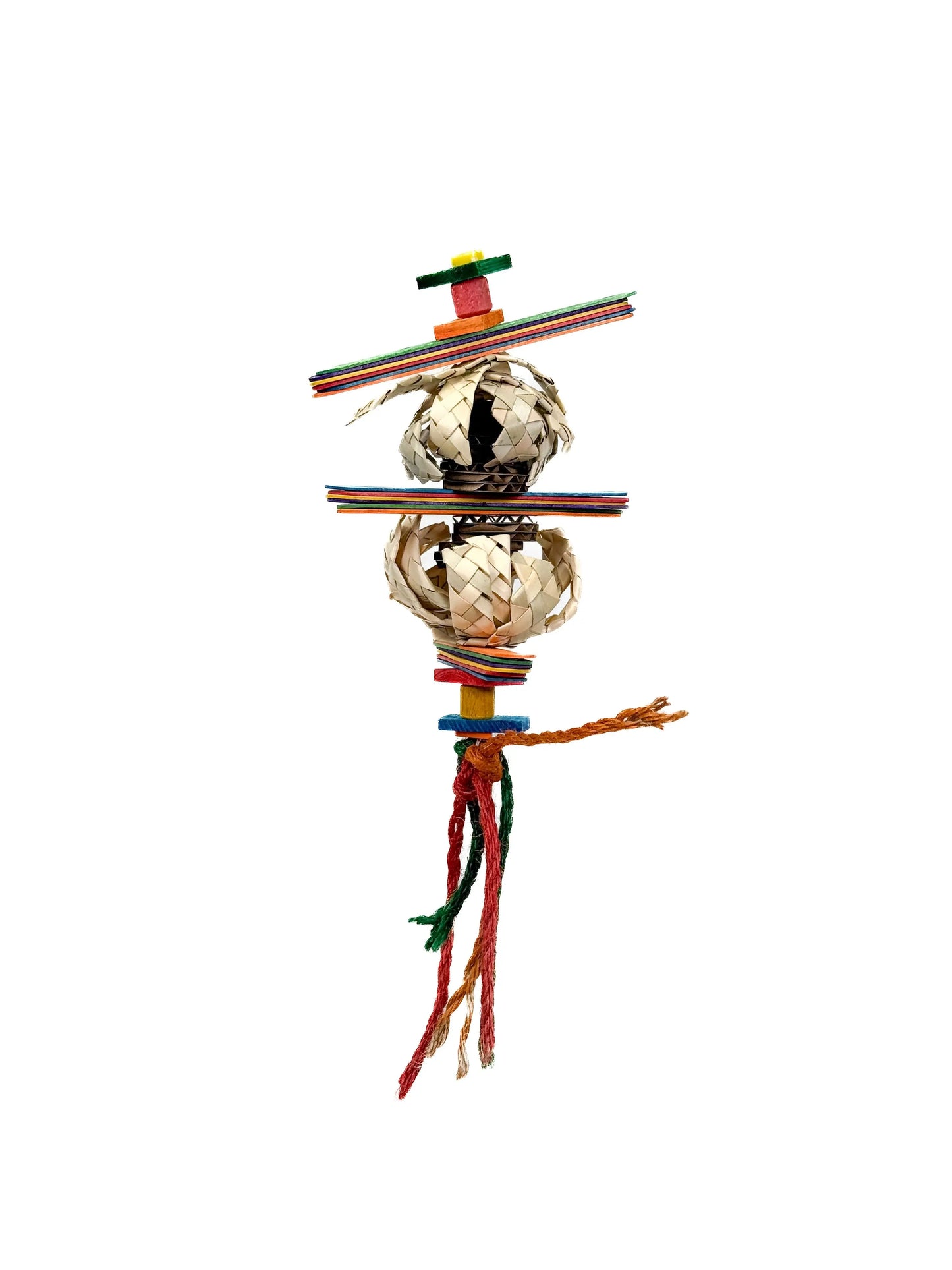 Colorful Zoo-Max Bamboo Chew Sticks, perfect for birds and small animals to chew, play, and inspire creative DIY pet toys.