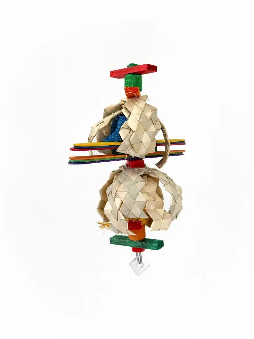 Vibrant Zoo-Max Bamboo Chew Sticks, perfect for birds and small animals to chew, play, or craft into custom toys.