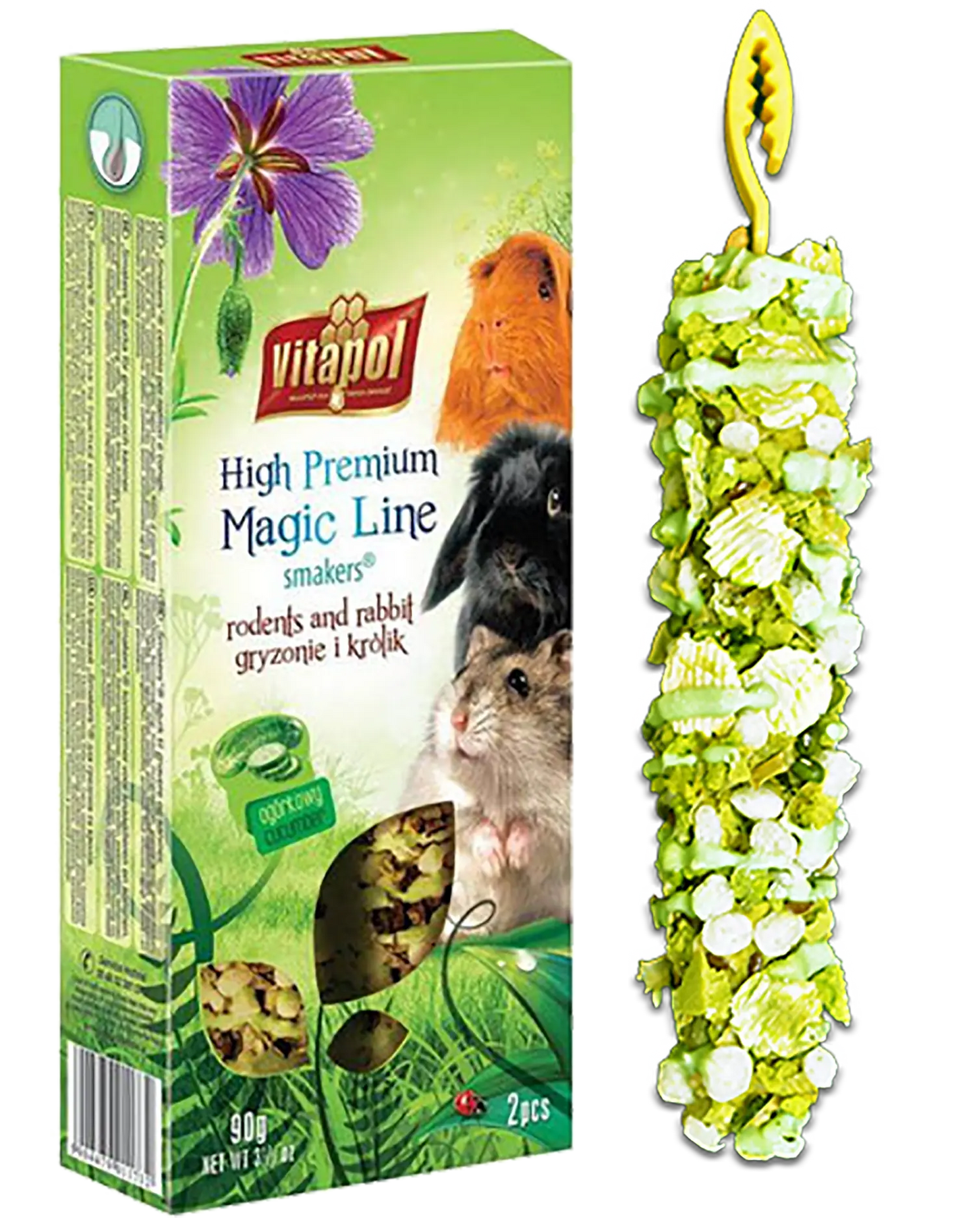MAGIC LINE - Cucumber Smakers for Small Animals (Twin Pack) A&E Cage Co