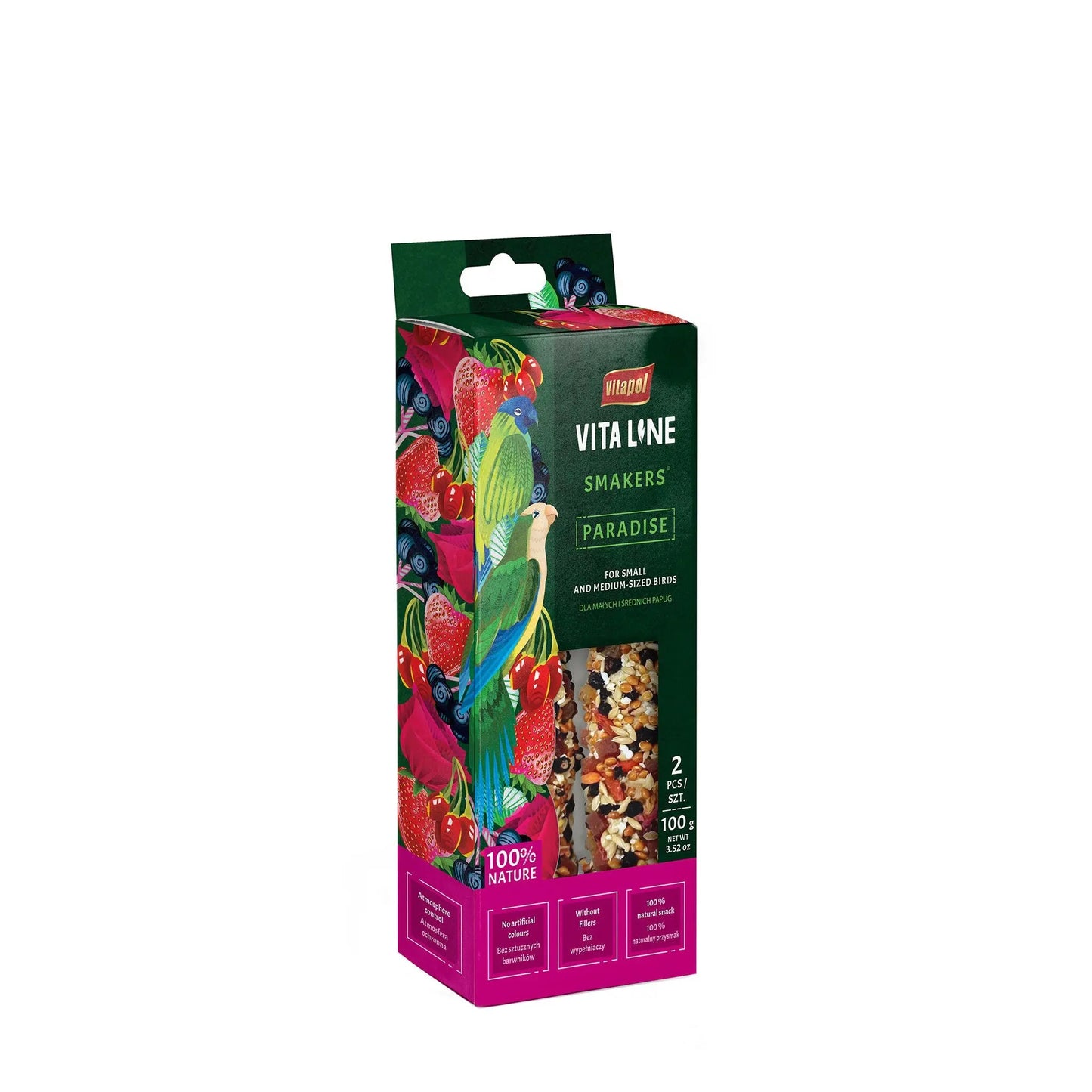 Smakers Vitaline Paradise Small/Med 2 pk A&E Cage Co