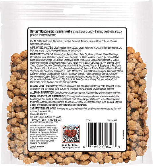 3-oz Kaytee Bonding Bits Peanut Butter Flavored Bird Training Treats Kaytee