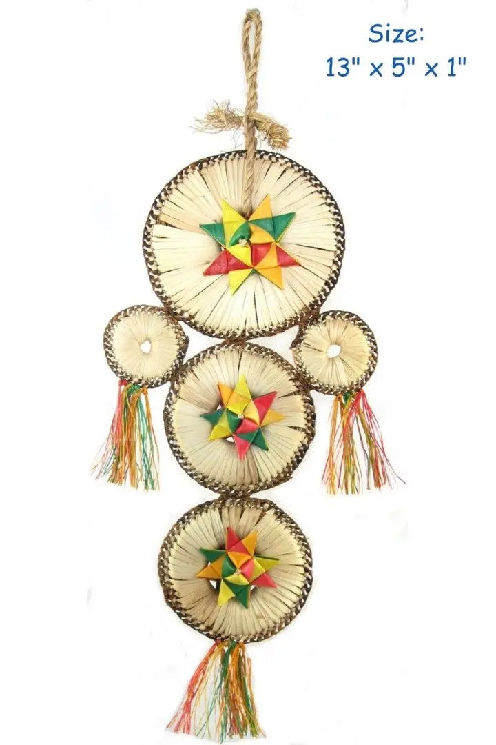 Delicate small dream catcher with intricate web design and soft feathers dangling, perfect for boho decor.