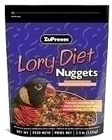 Zupreem Lory Diet Nuggets 2.5 lb bag