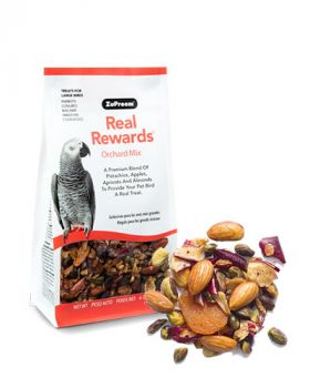 Real Reward Orchard Mix LG Birds 6oz- Zupreem 