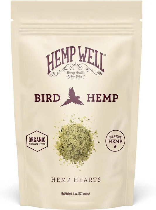 Hemp Well Bird Hemp Hearts Bird Supplement Hemp Well