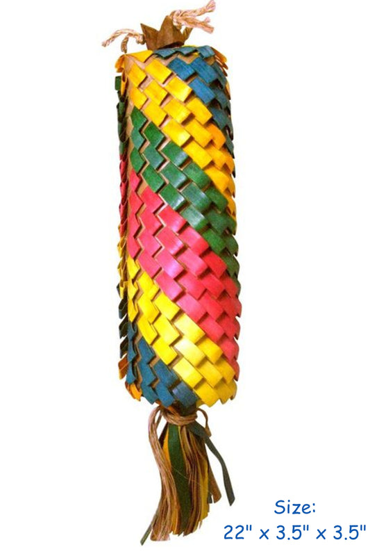 Vibrant Rainbow Pinata Diagonal XL bursting with colorful diagonal stripes, perfect for lively celebrations and parties.