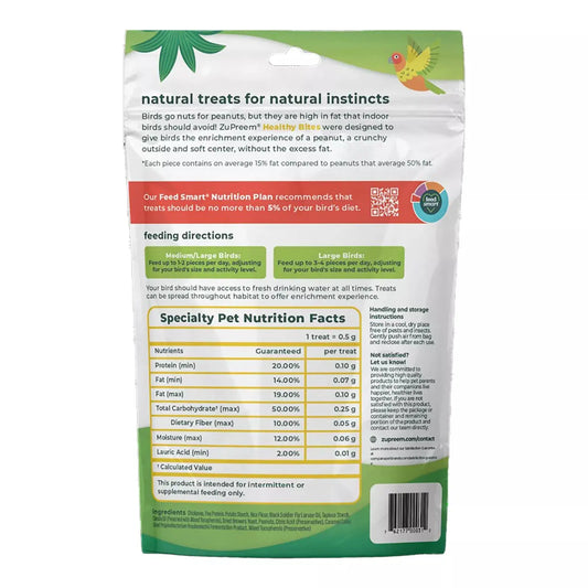 ZuPreem Healthy Bites Treat For Birds 3 oz Zupreem