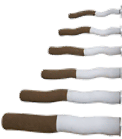 Vibrant 8" Sit and Groom Perch-Paradise with a rough perching area and sandy ends to naturally trim bird nails and beaks.