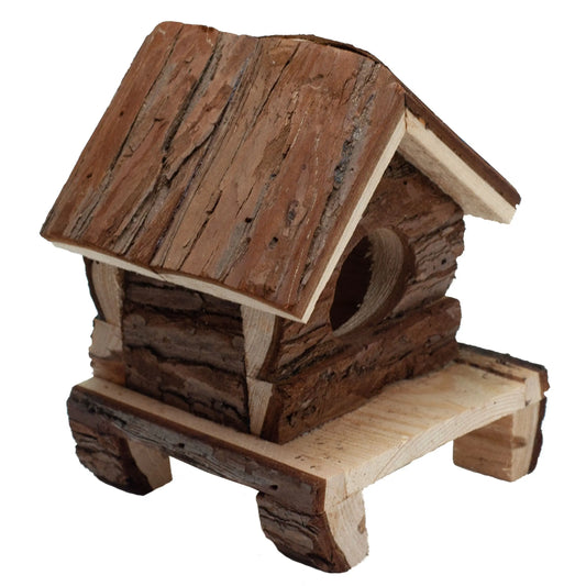 Deluxe Log Cabin Hut A&E Cage Co