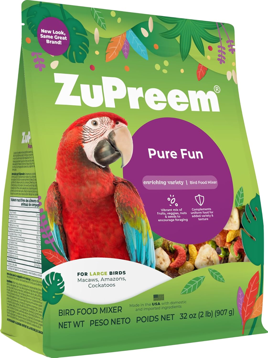 Pure Fun Large Birds 2lb - Zupreem