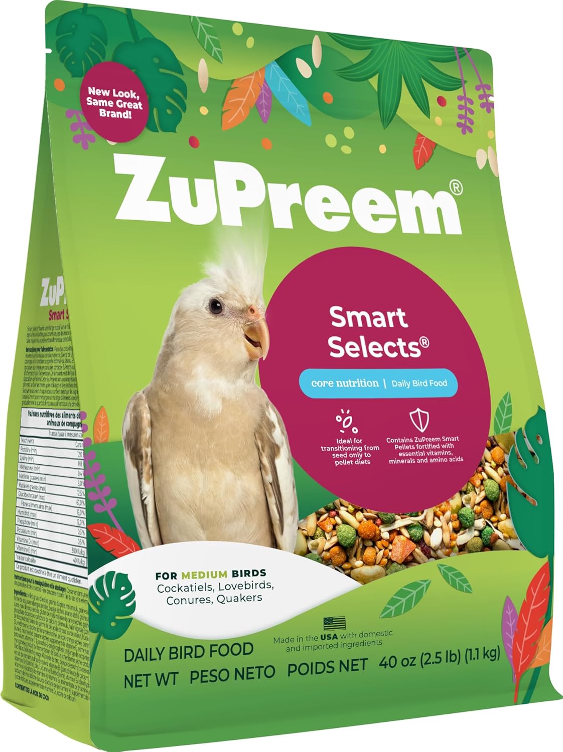 Smart Selects Medium Birds 2.5lbs - Zupreem