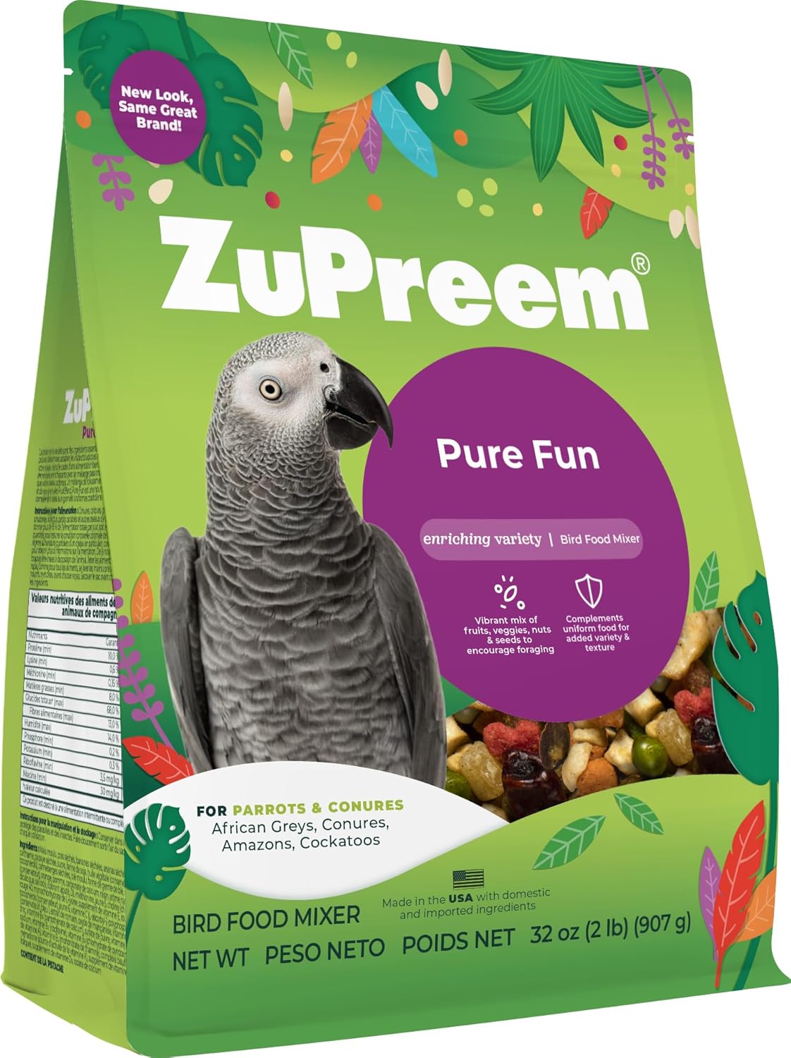 Pure Fun Parrots & Conures 2lb - Zupreem