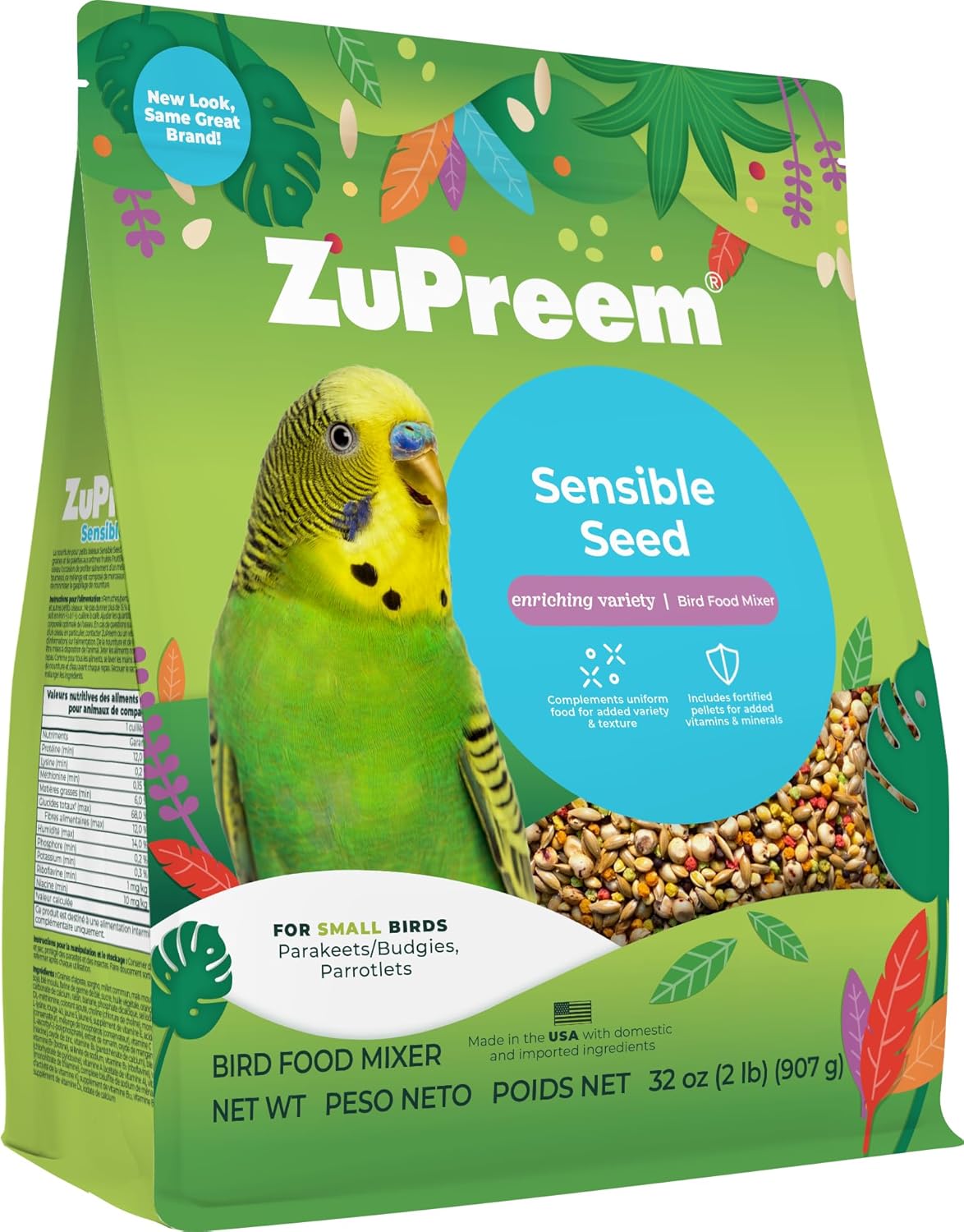 Sensible Seed Small Birds 2lb - Zupreem