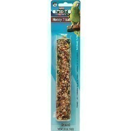 Vibrant Kaytee Forti Diet Honey Treat Stick for parrots, packed with nutritious ingredients for health and fun eating.