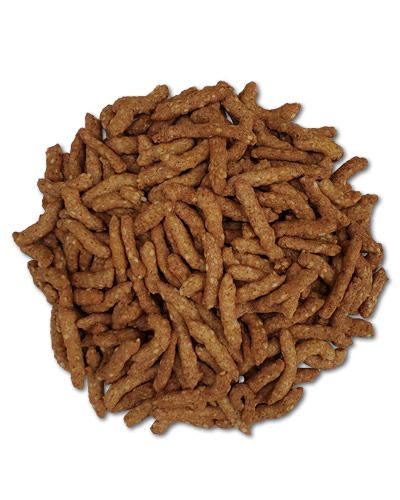 Crunchy sesame sticks piled together, a delightful and nutritious treat perfect for parrots of all sizes.