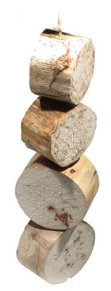 Vibrant Grande Bird Kabob-Wesco toy crafted from natural Yucca stalk, perfect for medium to large birds to chew and shred.
