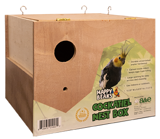 12" Cockatiel Nest Box