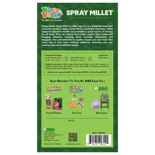 Prepackaged French Millet Spray (6pc-resealable bag)