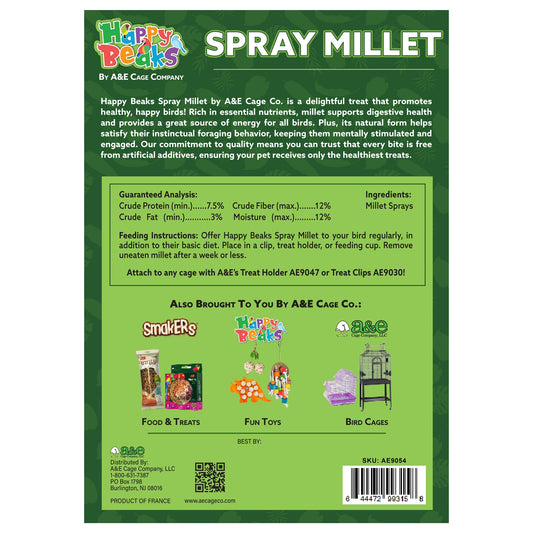 Prepackaged French Millet Spray (12pc-resealable bag)