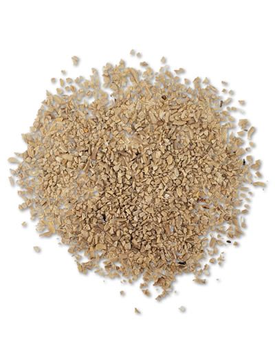 Close-up of 20lb bulk sunflower fine chips, showcasing their small, uniform texture for industrial or animal use.