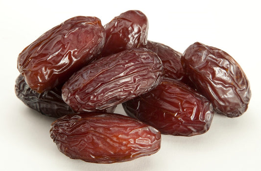 Sweet, chewy dried dates in a 20lb bulk pack, perfect as a delightful treat for your bird's snacking pleasure.