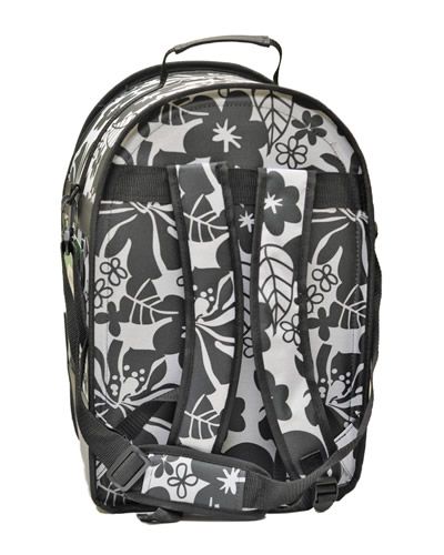 Sleek black Sm Excursion backpack bird carrier with mesh ventilation, a cozy perch, and easy-access front zipper.