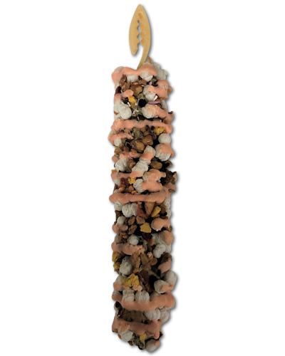 Vibrant Smakers Premium Mandarin treat stick for small animals like hamsters and guinea pigs, packed with natural ingredients.