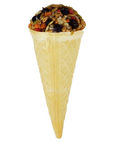 Delightful Smakers Ice Cream Cone Treat for small pets like hamsters and rabbits, featuring a colorful, cone-shaped design.
