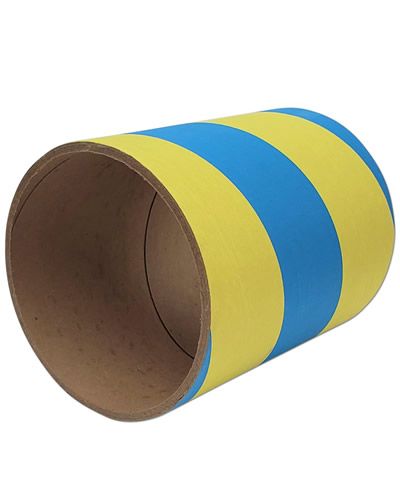 Colorful Bagel Tunnel-Birdie Bagel with a 6-inch wide opening and 8-inch length, perfect for birds to play or rest inside.