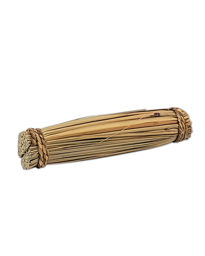Vibrant bundle of three natural grass toys, each 4 inches long and 1 inch wide, perfect for pet play and chewing.