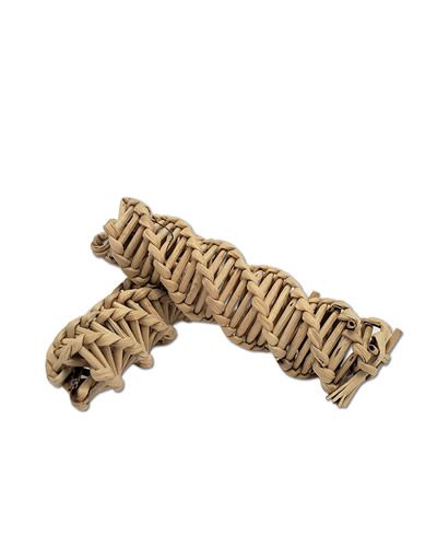 Vibrant Colored Vine "DNA" bird toy part, showcasing a twisted, natural vine design in assorted hues, measuring about 3.25 inches long.