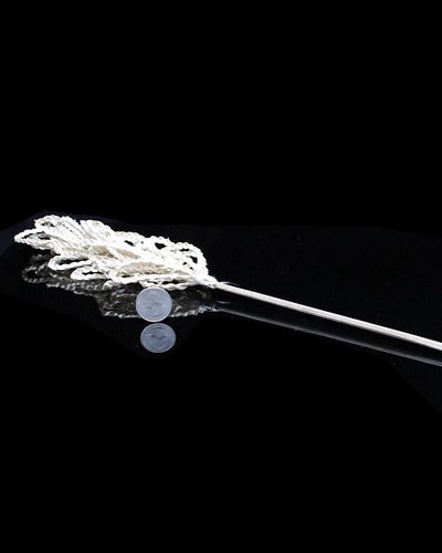 Vibrant 3-pack of Palm Cord Flower bird toys, showcasing natural textures, measuring about 26.5 inches long and 3 inches wide.