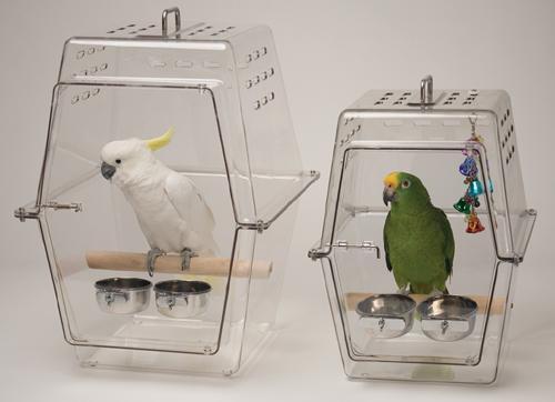Soft cotton bird perch, 3/4" diameter and 12.5" long, designed for the Large Wingabago carrier, with secure hardware.