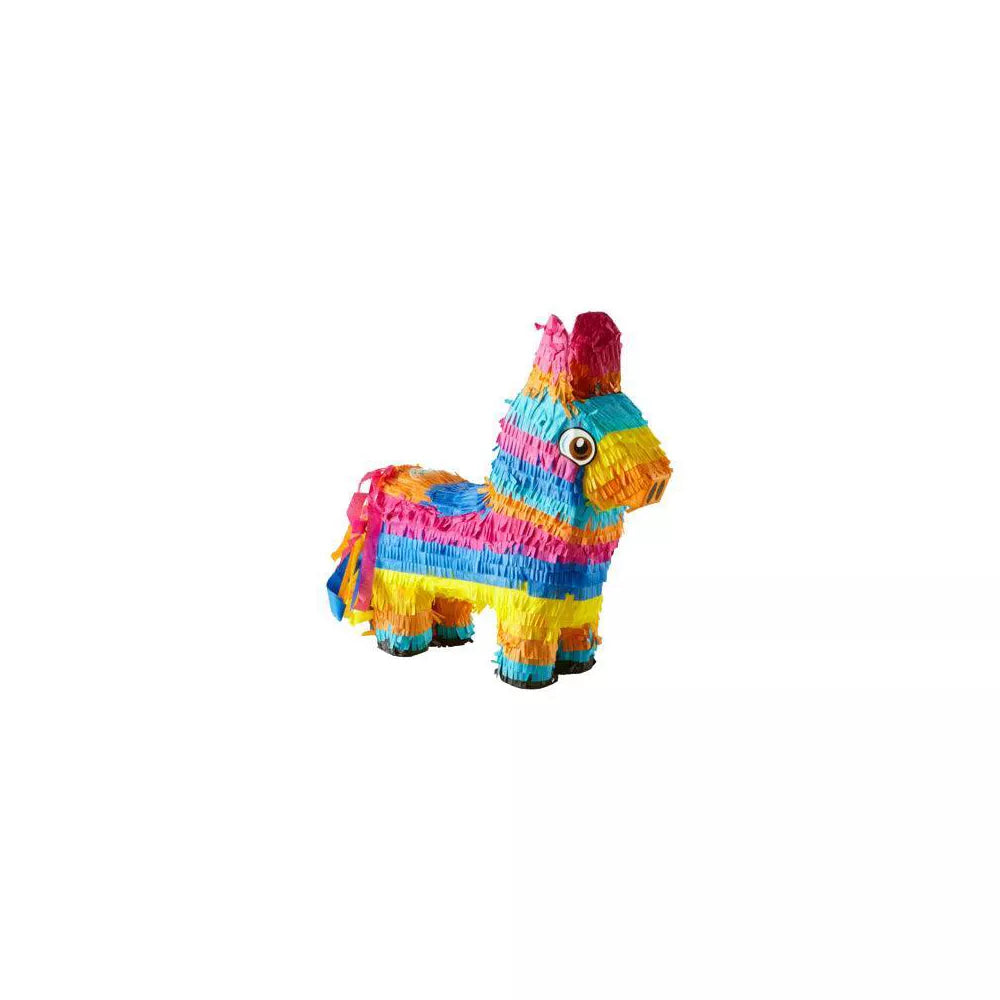 Vibrant Lama Pinata toy for birds, filled with treats, featuring colorful, chewable textures for engaging playtime.