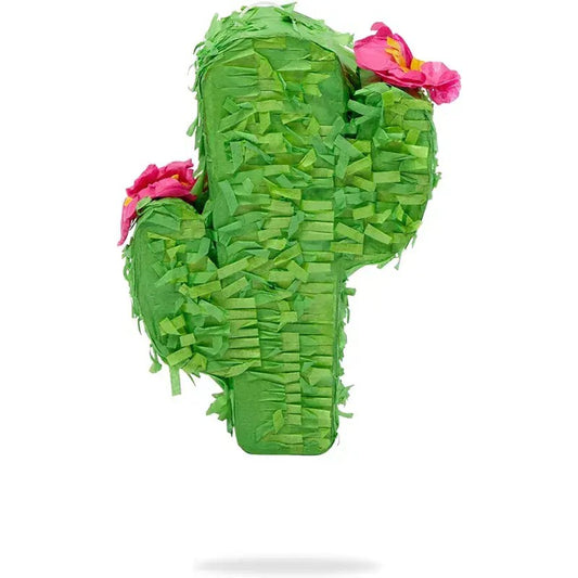 Vibrant Mini Cactus Pinata toy for birds, featuring bright colors and chewable textures, perfect for fun and foraging.