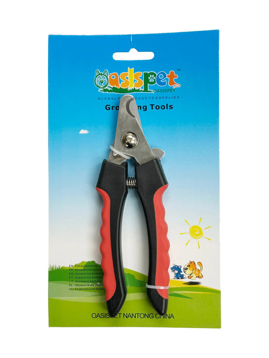Professional Pet Nail Clippers with Non-Slip Rubber Grip Oasis Pet