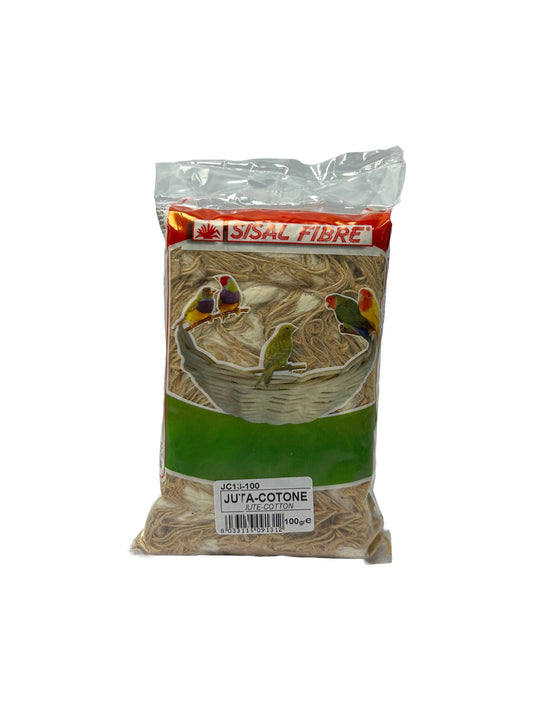 Sisal Fibre Jute Cotton Nesting Material 100g Abba
